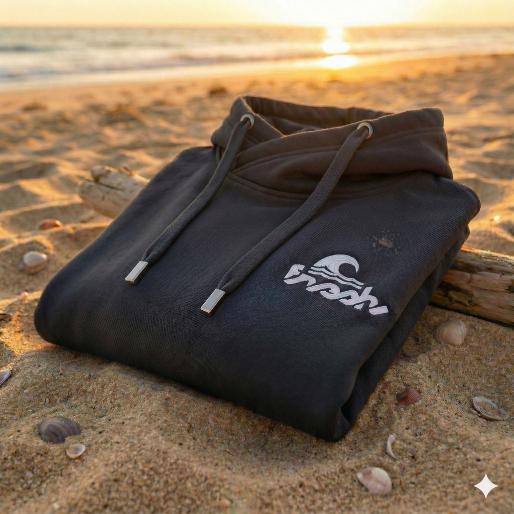 Camper Cross-Neck Hoodie - Smoker