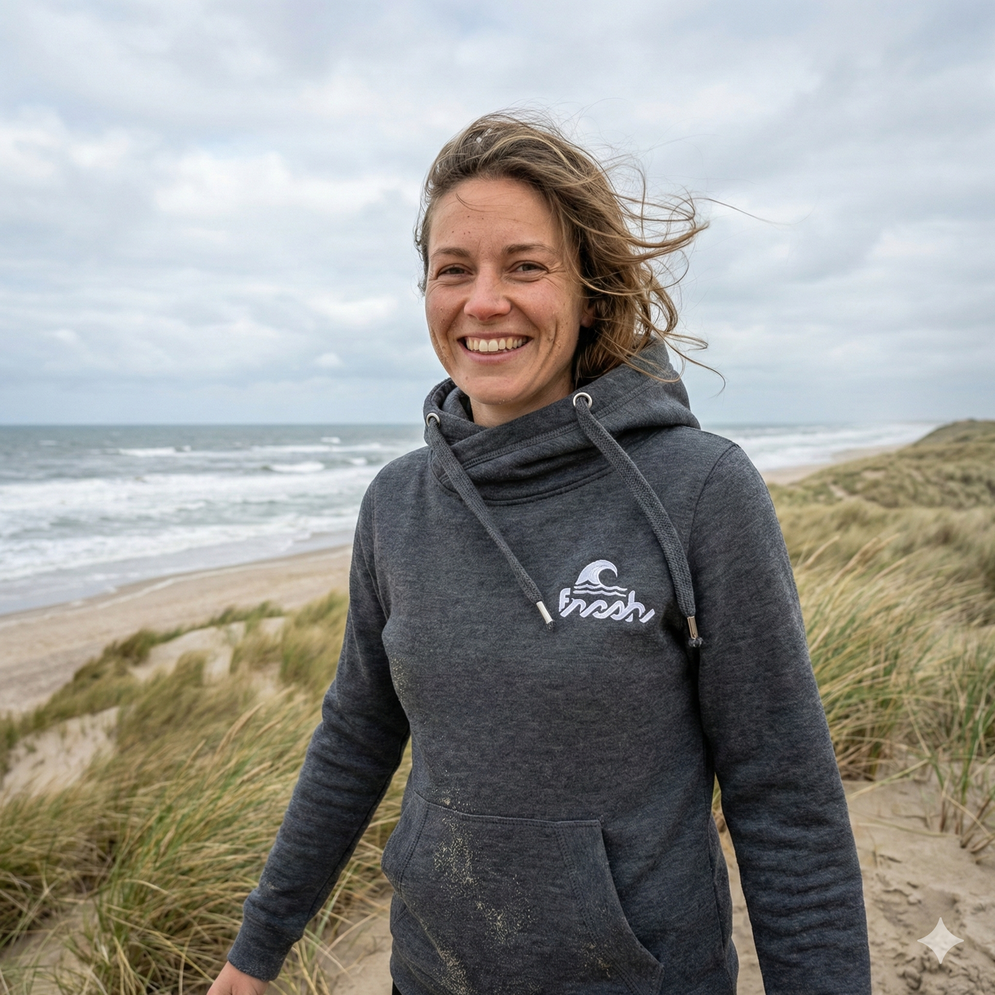 Cross-Neck - Dünenrauch