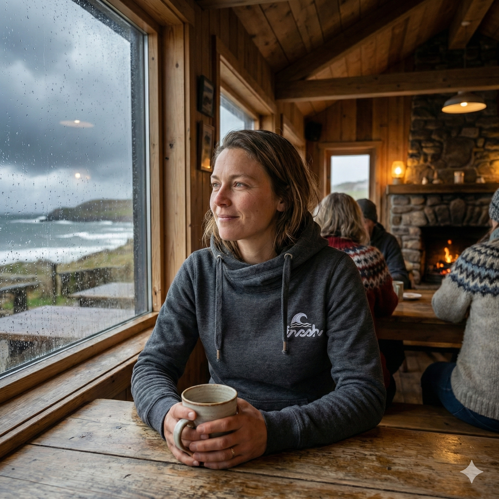 Cross-Neck - Dünenrauch