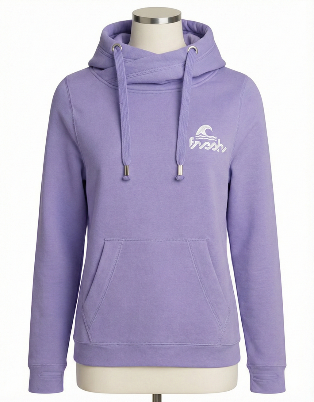 Camper Cross-Neck Hoodie - Strandflieder