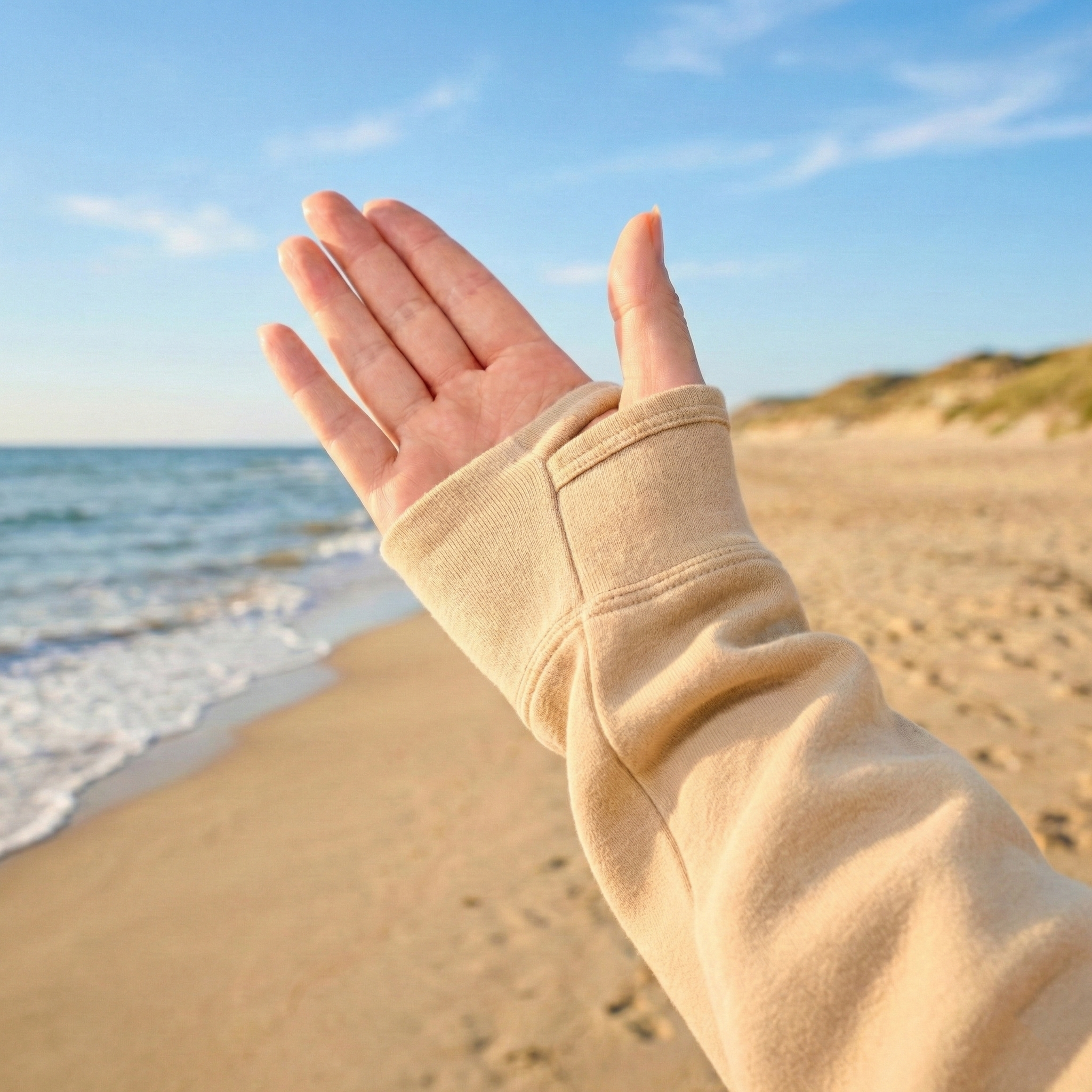 Cross-Neck Hoodie - Steilküste