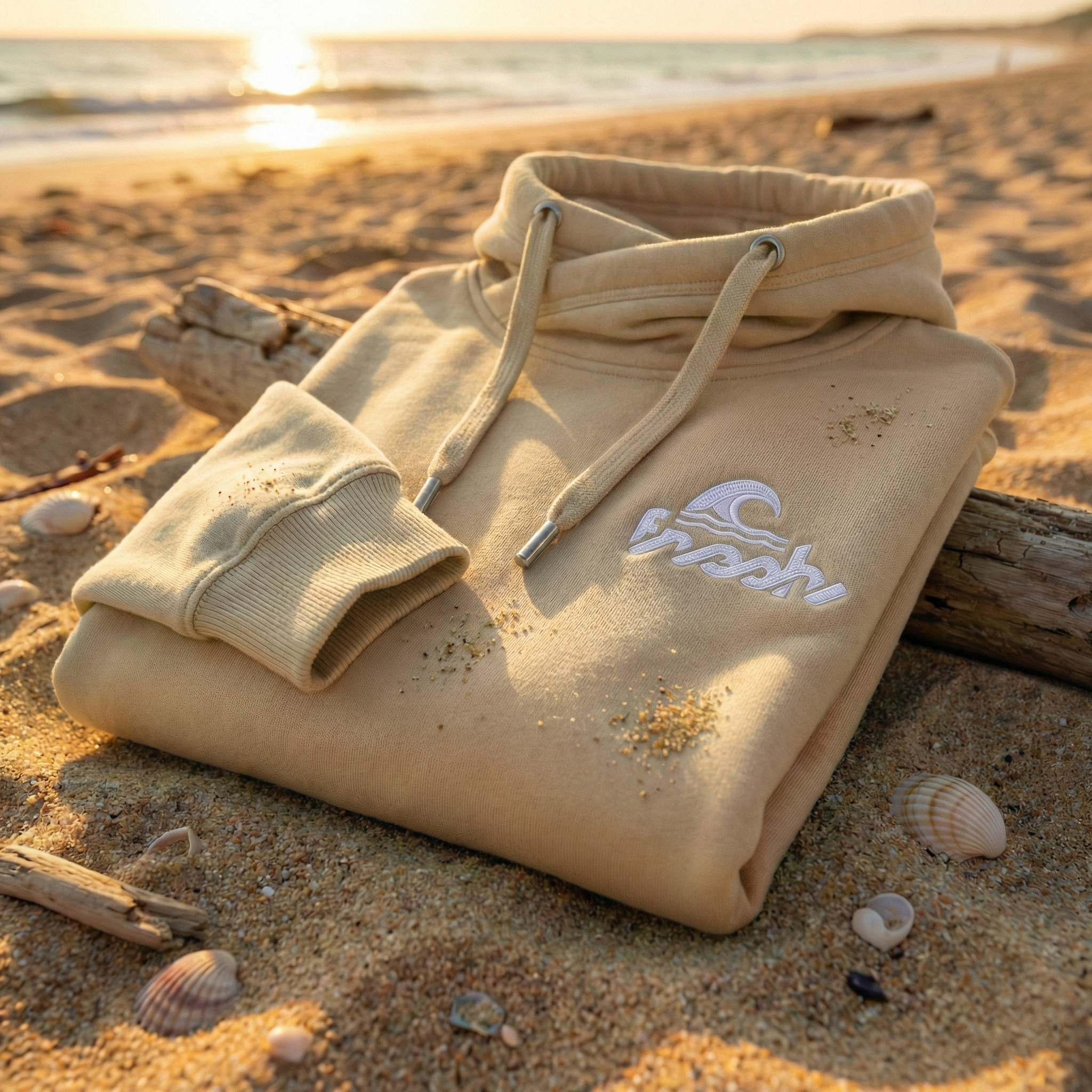 Cross-Neck Hoodie - Steilküste