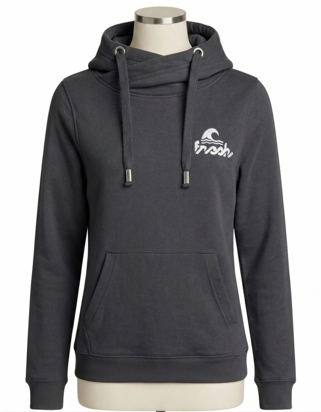 Camper Cross-Neck Hoodie - Smoker