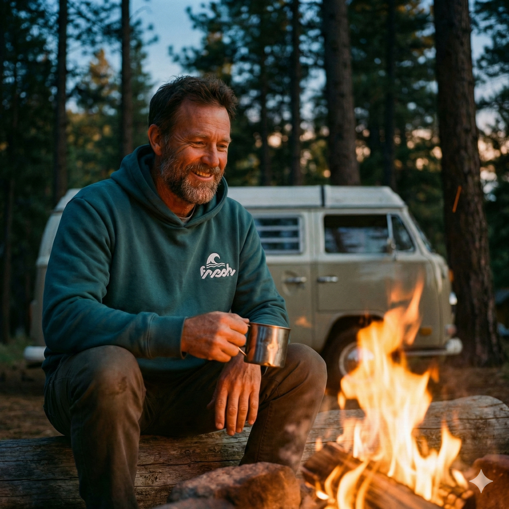 Camper Cozy Hoodie - Deichgrün