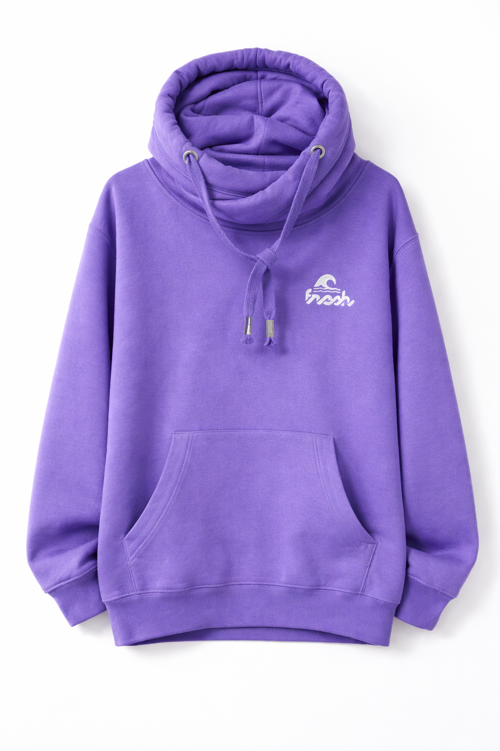 Camper Cross-Neck Hoodie - Strandflieder