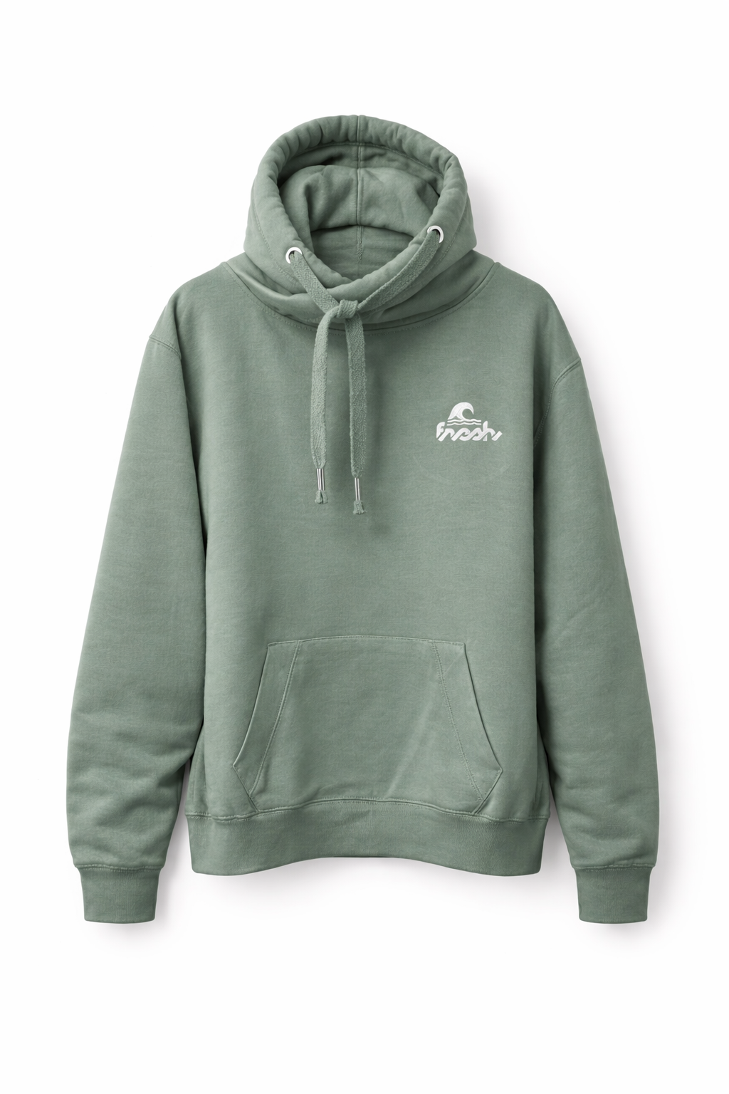 Camper Cross-Neck Hoodie - Salzwiese